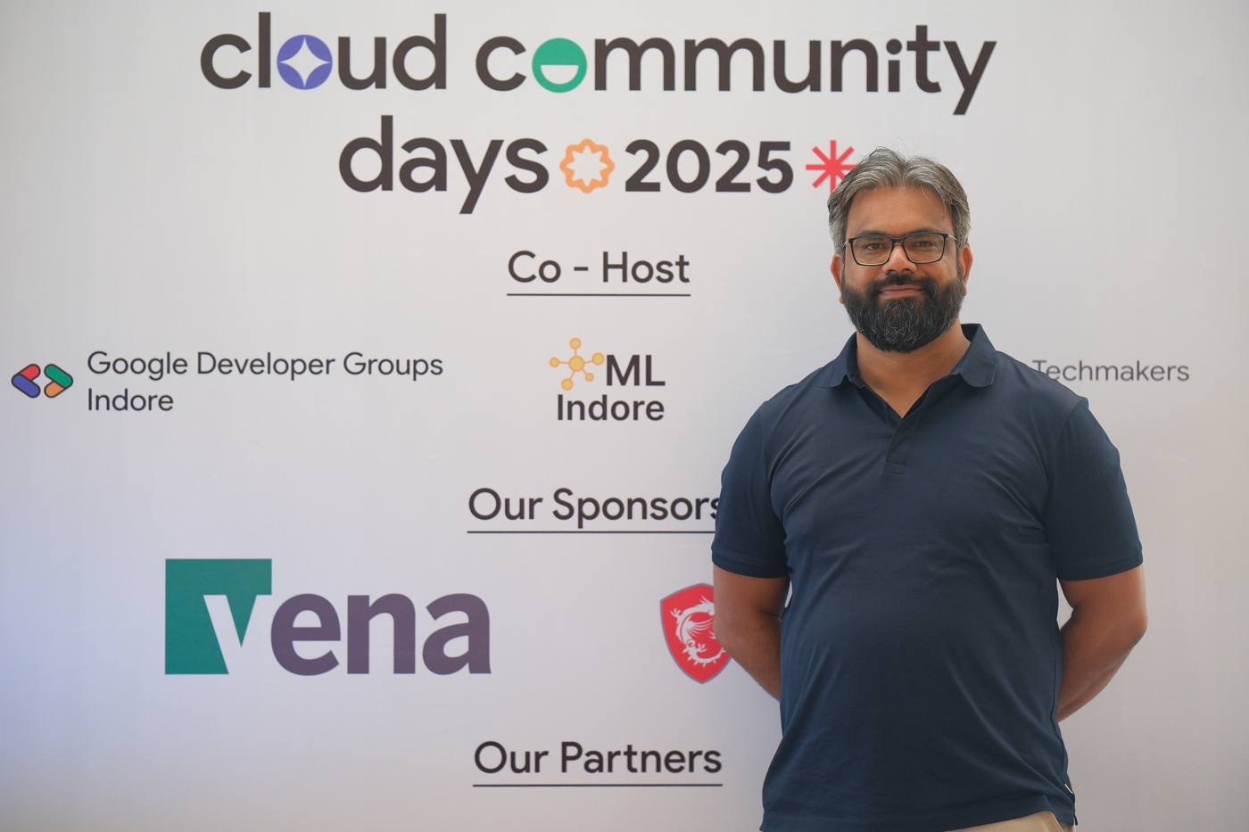 Gautam Yadav at Cloud Community Days 2025